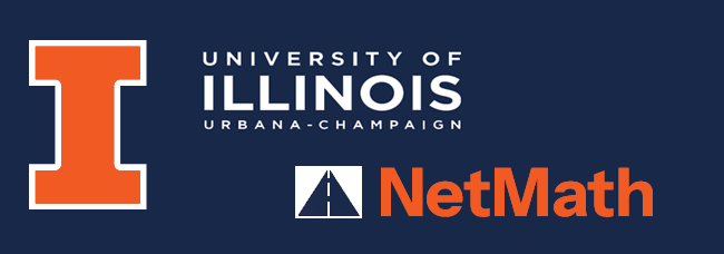Decorative NetMath logo from the University of Illinois Urbana Champain