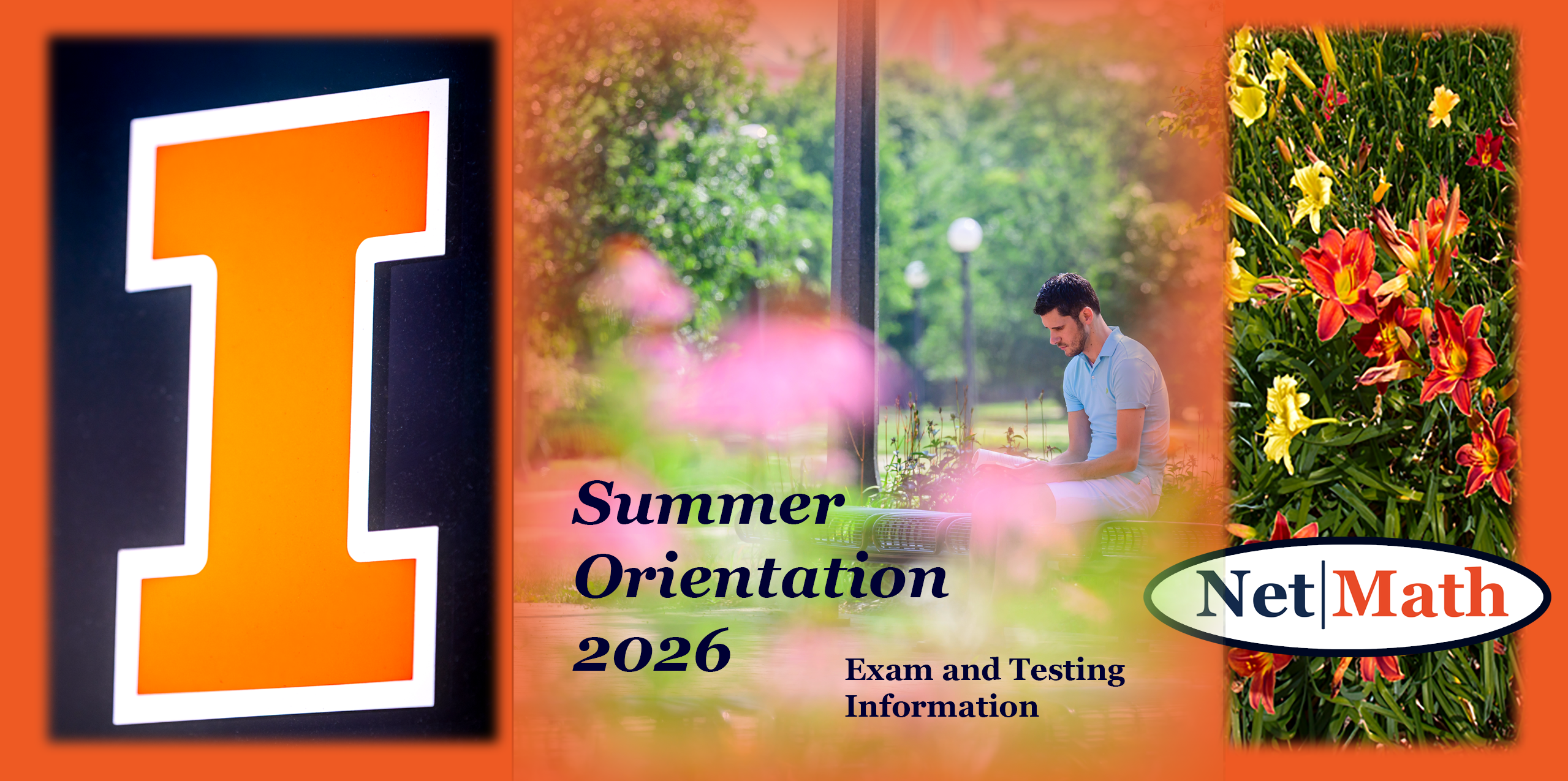NetMath Summer Course Exam Information banner
